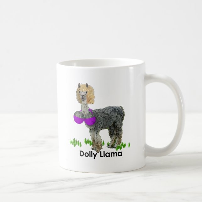 Mug Lama de chariot (Droite)
