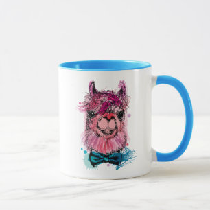 Mug Lama rose mignon