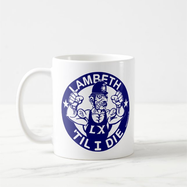 Mug Lambeth Navy Blue - Taille standard (Gauche)