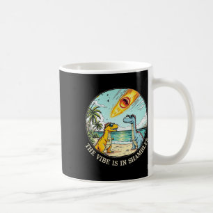 Mug L'ambiance est en ruine Dinosaur sarcastique étein