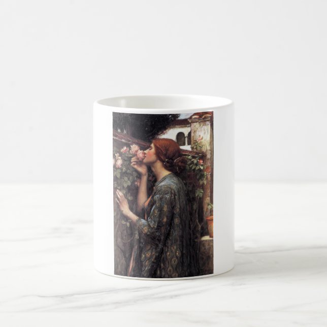 Mug L'âme du Rose (par John William Waterhouse) (Centre)