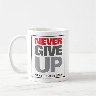 Mug L'amélioration de soi n'abandonne jamais abandonne