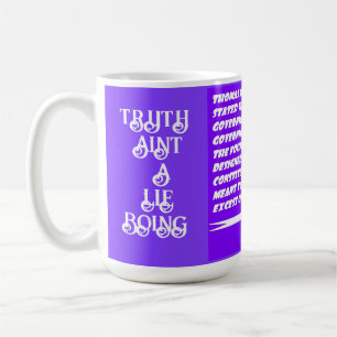 Mug L'Amérique et la vérité transforment une chose de