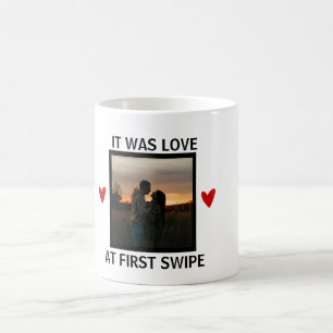 Mug L'amour au premier coup d'oeil en ligne Couple Val