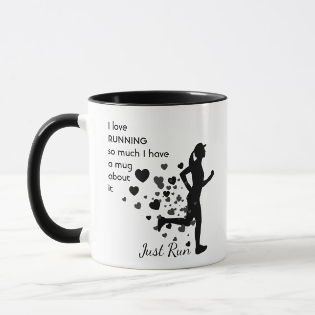 Mug L'amour COURANT tellement je suis tellement amusan (Gauche)