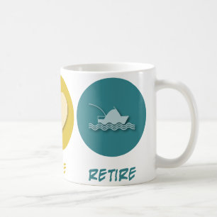 Mug L'amour de paix se retirent