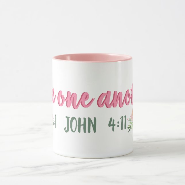 Mug L'amour entre l'écriture // Verse de la Bible (Centre)