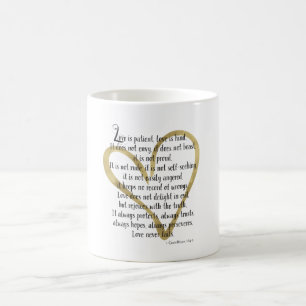 Mug L'amour est coeur patient