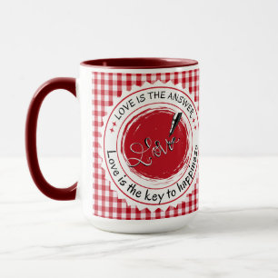 Mug L'amour est la réponse.
