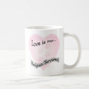 Mug L'amour est Mon Tervuren Belge