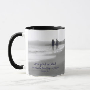Mug L'amour est patient, l'amour est gentil Cor 13:4 V