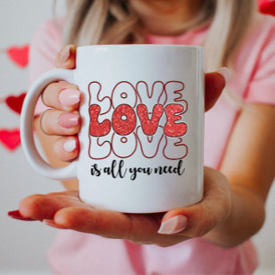 Mug L'amour est tout ce dont vous avez besoin, Saint-V
