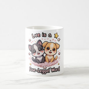 Mug L'Amour est un café à quatre pattes en boîte de mo