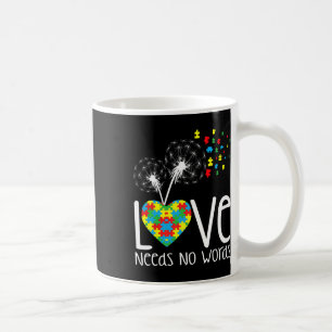 Mug L'amour n'a pas besoin de mots Sensibilisation sur