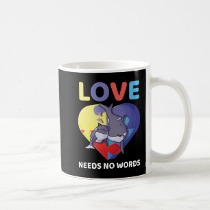 Mug L'amour n'a pas besoin de mots Sensibilisation sur