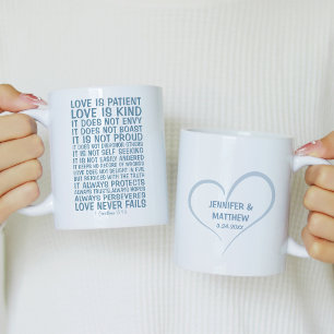 Mug L'amour ne manque jamais Personnalisé