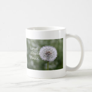 Mug L'amour ne manque jamais Pissenlit1 Corinthiens 13