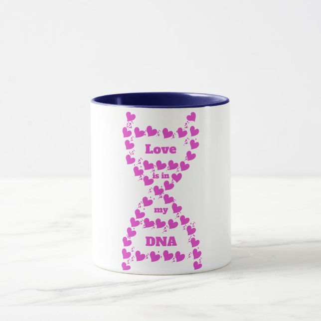 Mug L'amour personnalisable est dans Mon ADN Ceramic C (Centre)