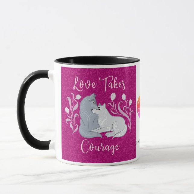 Mug L'amour prend courage (Gauche)