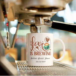 Mug L'amour se prépare Fête de mariage Cœur romantique