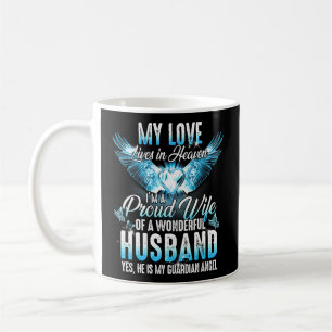 Mug L'Amour Vit Dans Le Ciel Je Suis Fière Épouse D'Un