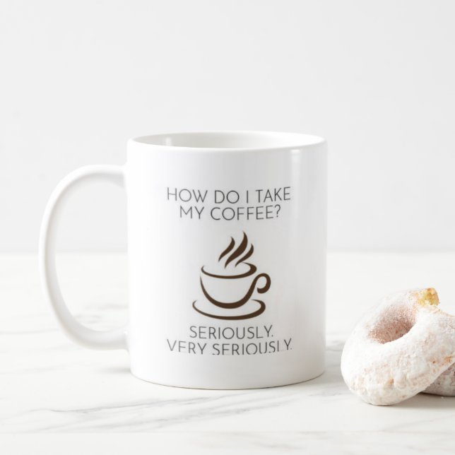 Mug L'Amoureux Du Café Drôle cool Dit : (Avec donut)
