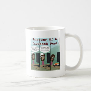 Mug L'anatomie d'une publication Facebook drôle