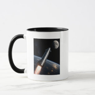 Mug Lancement de SpaceX Starship Fusée réutilisable