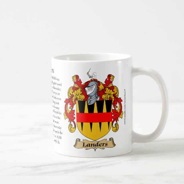 Mug Landers, l'origine, la signification et la crête (Droite)