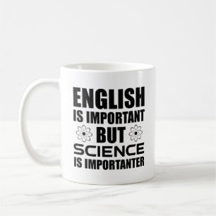 Mug L'Anglais Est Important, Mais La Science Est Impor