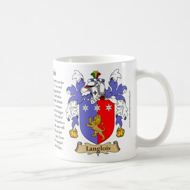 Mug Langlois, l'origine, la signification et la crête (Droite)