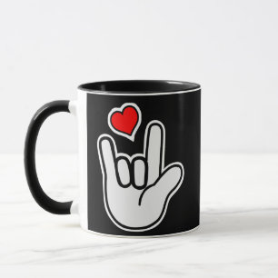Mug Langue des signes I Love You Sign