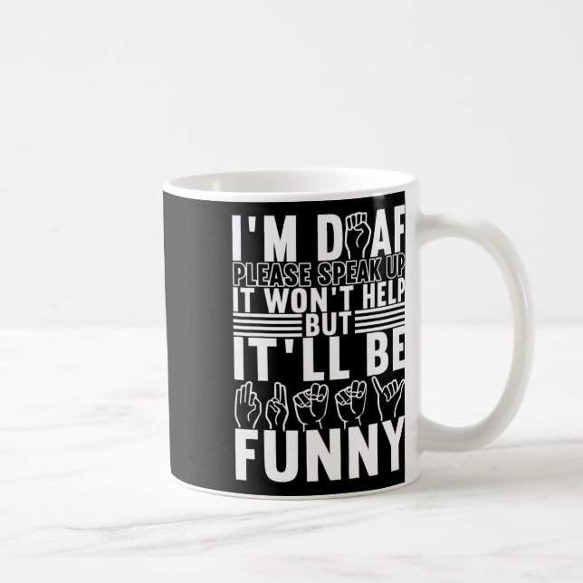 Mug Langue des signes Sensibilisation des sourds 13 (Droite)