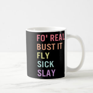 Mug Langue Pour Vraiment Bust It Asl Slang Tee Sourd R