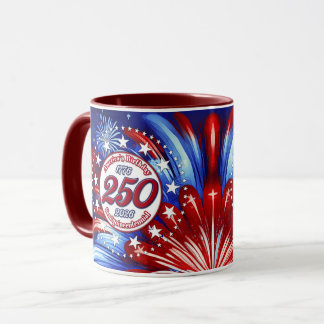 Mug L'anniversaire de l'Amérique Graphique Semiquin Fe