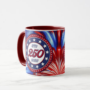 Mug L'anniversaire des 250 ans de l'Amérique 1776-2026