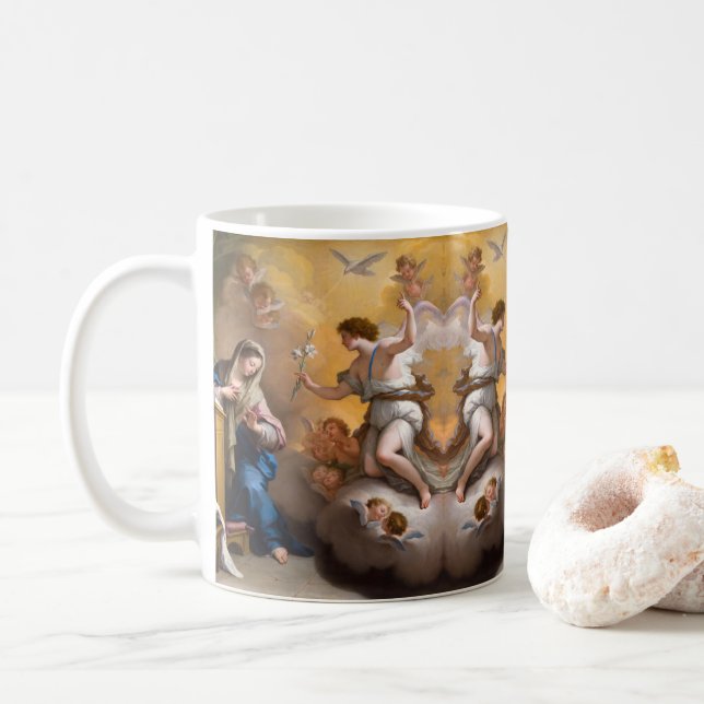 Mug L'Annonciation, Paolo de Matteis (Avec donut)