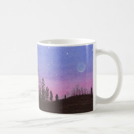 Mug Lansing Lune et Étoiles