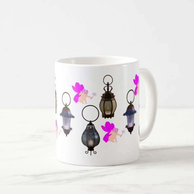 Mug Lanterne de fée illuminant la nuit - Magique (Devant droit)