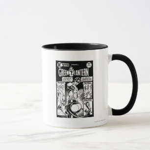 Mug Lanterne verte - comique ombragé par vert, noir