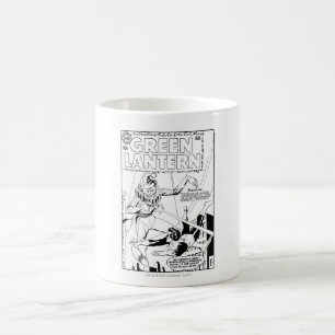 Mug Lanterne verte contre le clown, noir et blanc