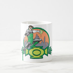 Mug Lanterne verte et paysage urbain