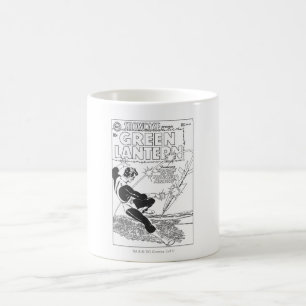 Mug Lanterne verte - missile d'emballement, noir et