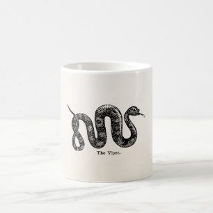 Mug L'antiquité vintage de serpent de vipère de 1800s