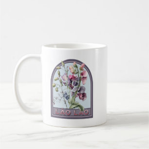 Mug Lăo Vintage Floral Grand-mère