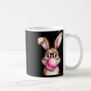 Mug Lapin Blowing Bubble Gum Jour de Pâques Rose Wo