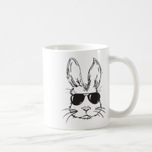 Mug Lapin Cool Visage Joyeuses Pâques Chasse aux œufs