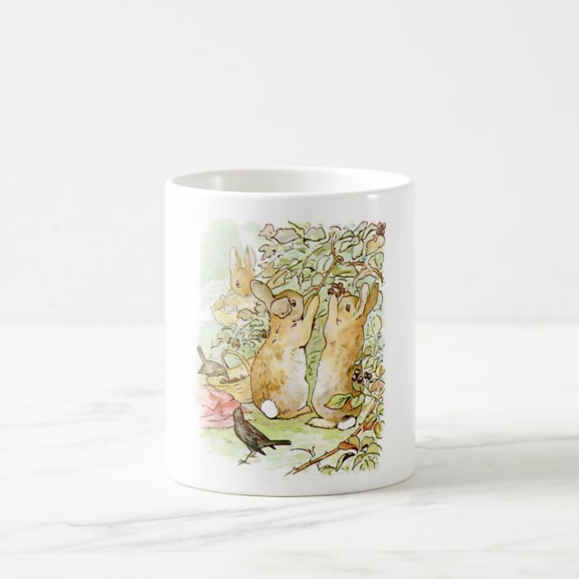 Mug Lapin : cueillette de Blackberry (Beatrix Potter) (Centre)