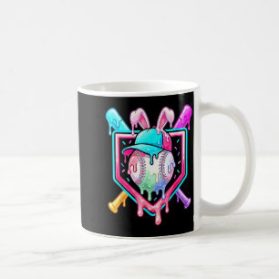 Mug Lapin de baseball de Pâques drôle qui dégouline