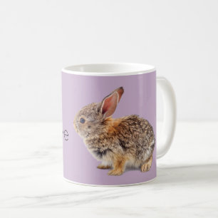 Mug Lapin de lapin de lapins d'amour du pourpre I